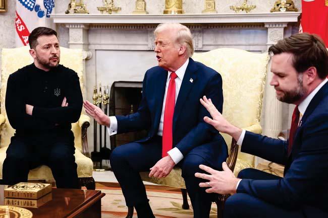 Oval Office ambush sees US weapons fired at Zelensky