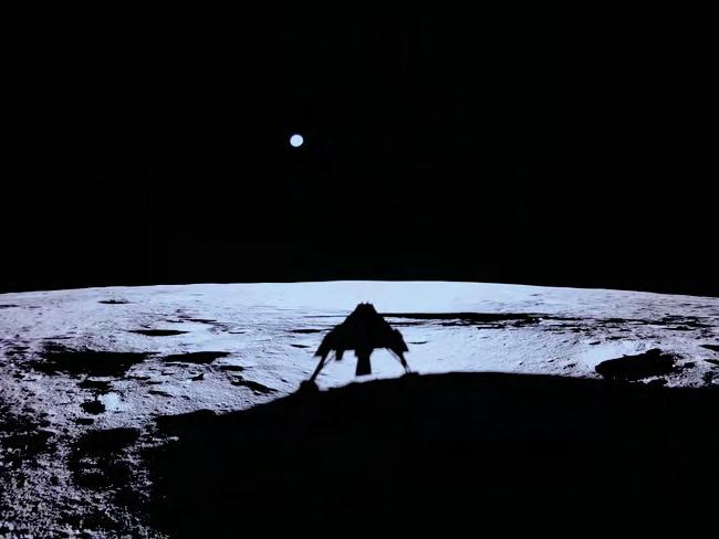 Private spacecraft Blue Ghost lands on Moon