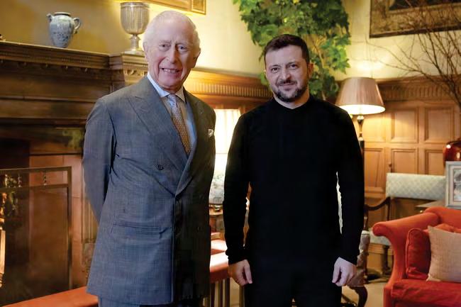 Charles hosts Zelensky in royal display of solidarity