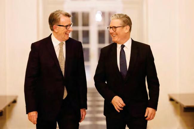 Mandelson splits with No 10 on Trump’s Ukraine deal
