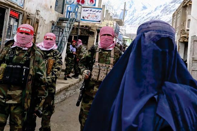 The Afghan women fighting back against Taliban rule