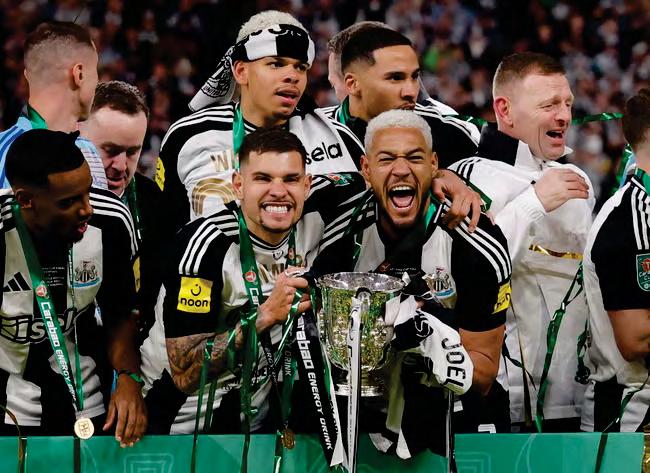 Newcastle outclass Reds to finally secure Carabao Cup