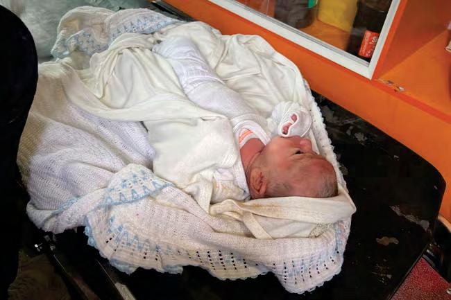 Baby pulled from rubble as Gaza devastated by strikes
