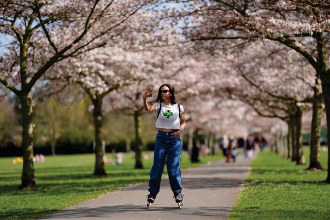 Hottest day of year as South hits 20C on spring equinox