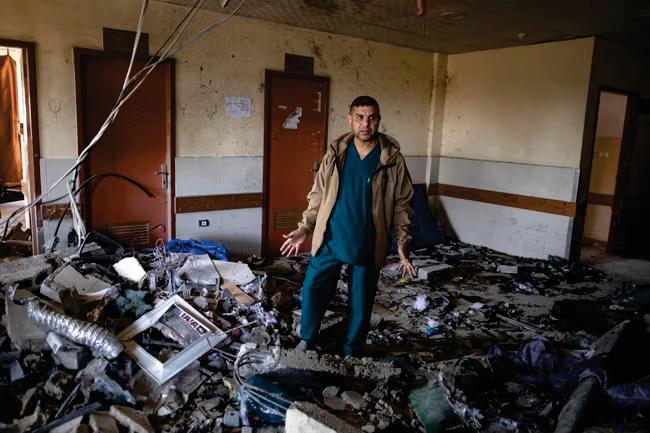 ‘It’s what happens when you drop a bomb on a hospital’