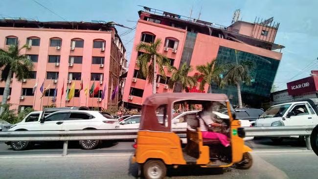 Hundreds feared dead and dozens missing as massive earthquake fh hits eee