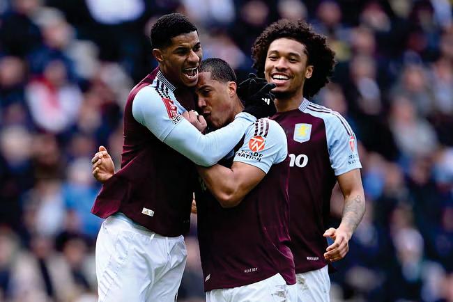 Renaissance man Rashford helps Villa into the last four