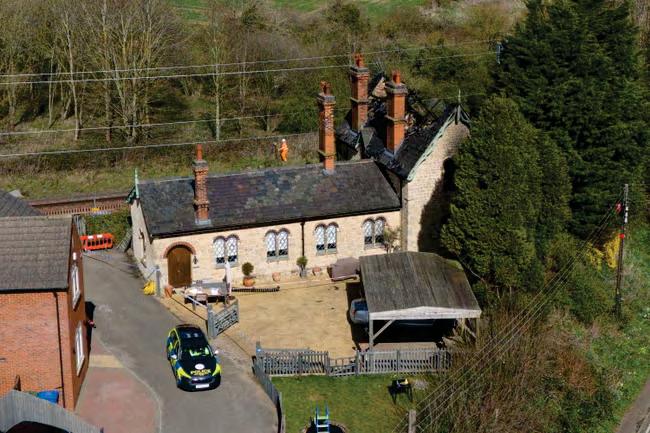 Man arrested after Rushton fire released without charge