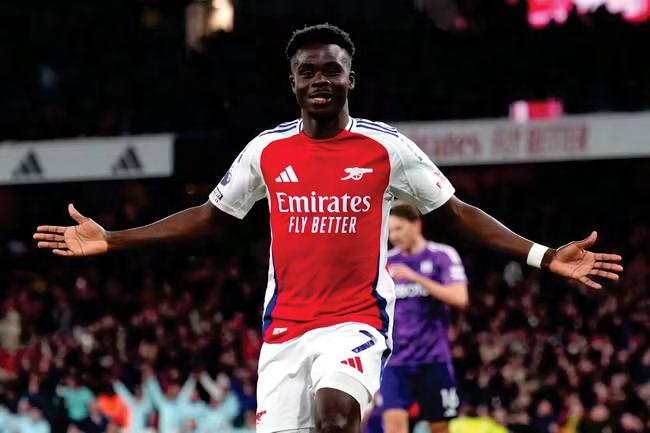 Saka makes fairytale return to secure win for Gunners