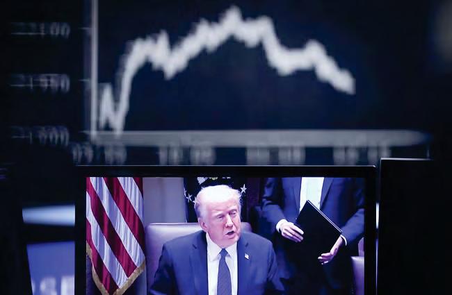 Shares tumble after China kicks back at Trump's tariffs