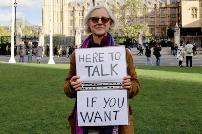 Woman who held 'here to talk' sign at abortion clinic guilty of buffer zone breach
