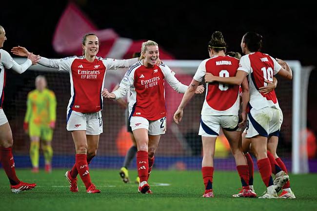 Arsenal’s Euro stars looking for success on parallel lines