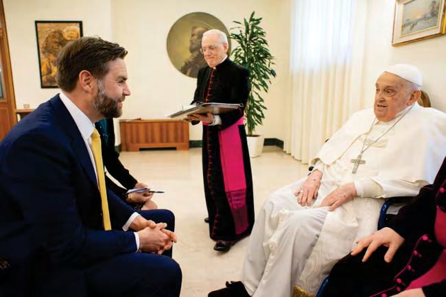 Pope and Vance 'exchange Easter greetings' at Vatican