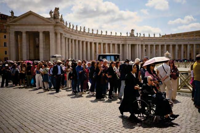 Catholic faithful pay final respects to Pope Francis