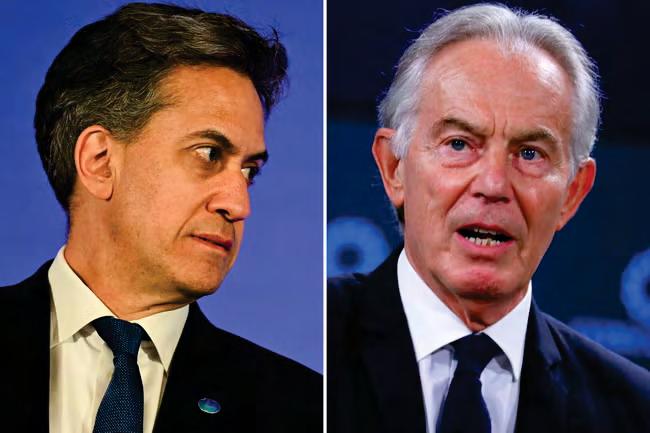 Head to Ed: Miliband and Blair clash over net zero