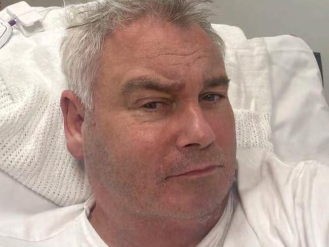 Holmes admits his ‘life isn't easy' after rush to hospital