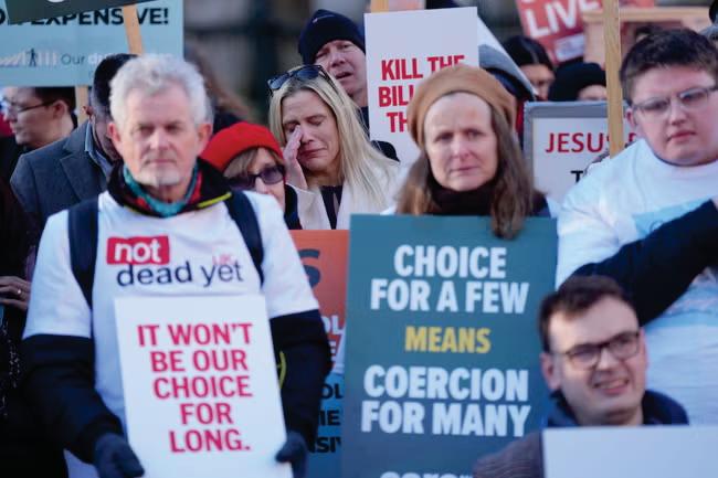 Row over £56m assisted dying could save for NHS