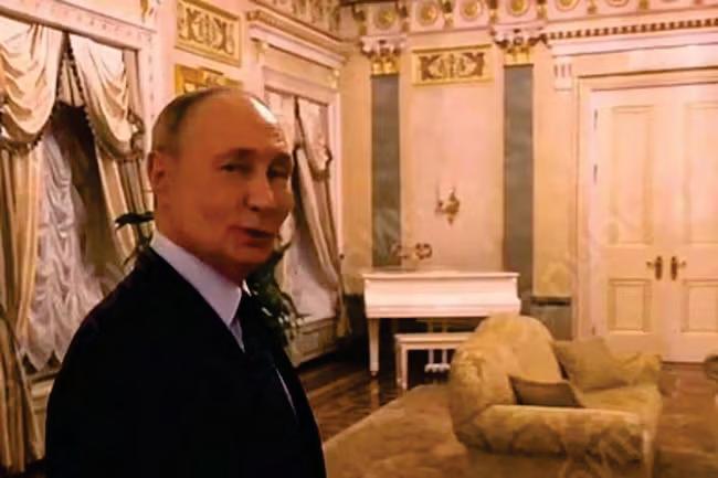 Putin's apartment tour gives glimpse into lavish lifestyle