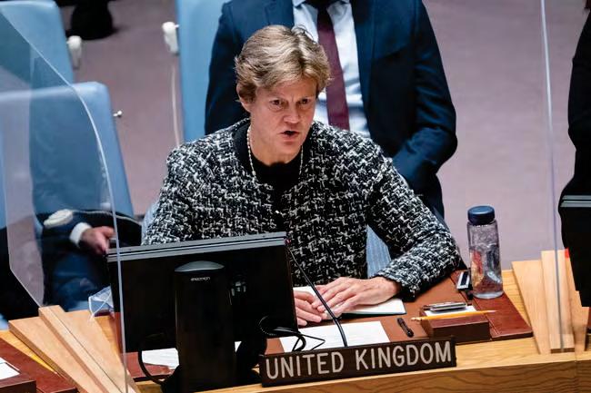 Ambassador to the UN may be first female chief of MI6