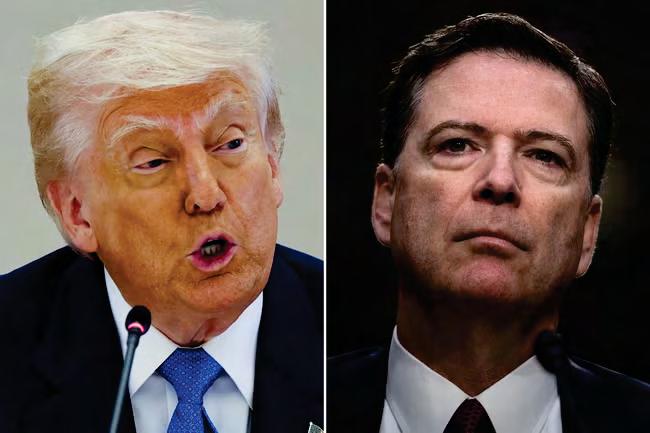 Comey under fire for 'threat to Trump' in seashell photo