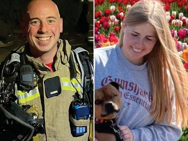 Tributes to firefighters and member of public killed in huge blaze at ex-RAF base