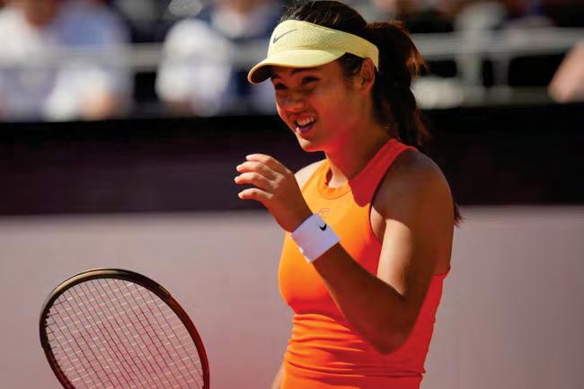 Raducanu shrugs off illness to book clash with Swiatek