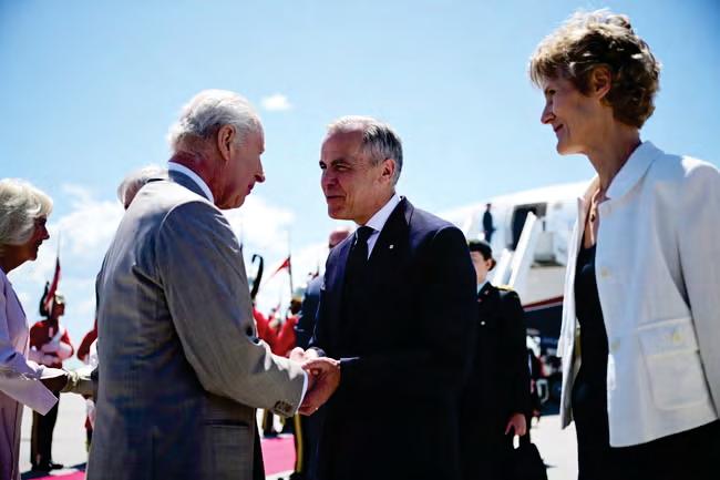Charles feted as he arrives in Canada for historic visit
