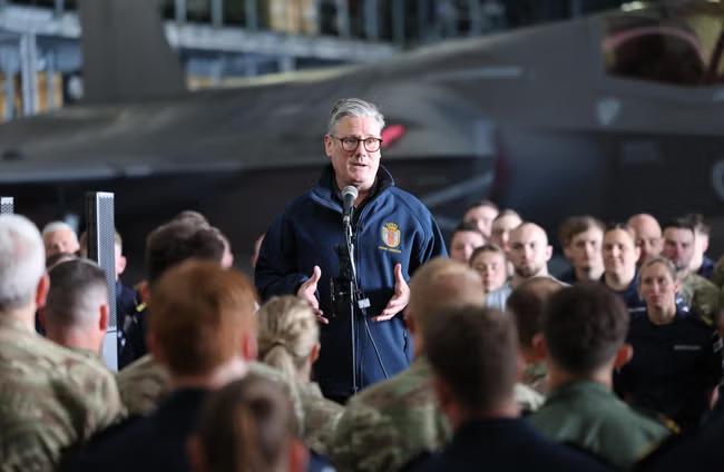 Starmer pledges to spend 5% of GDP on defence