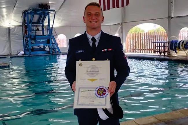 Coastguard hailed as a hero after saving 165 from flood