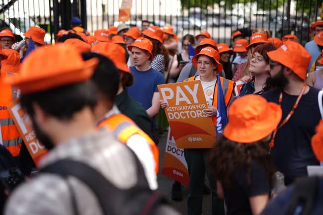 NHS waiting list at two year low as doctors' strike looms