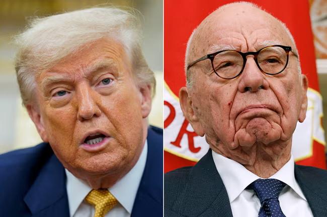 Trump sues Murdoch and Wall Street Journal for libel