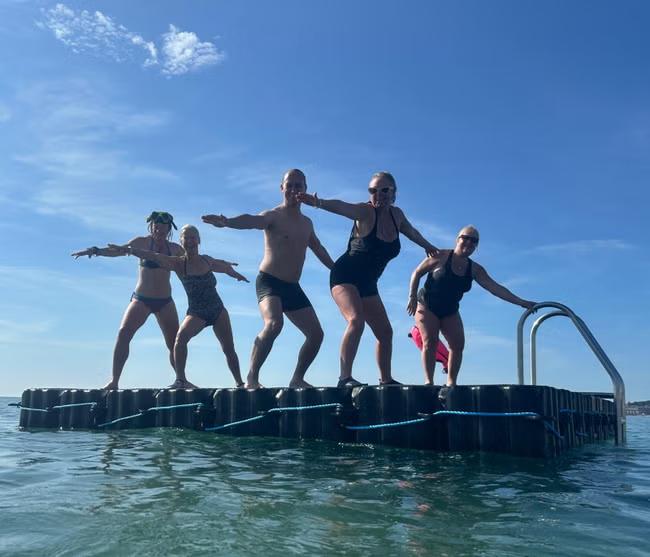 Wave of protest as rafts for sea swimmers are removed