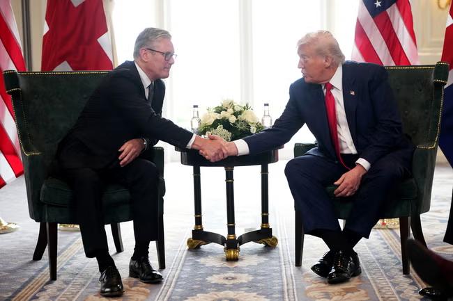 Trump hits out at Starmer over taxes and says North Sea oil is 'treasure chest'