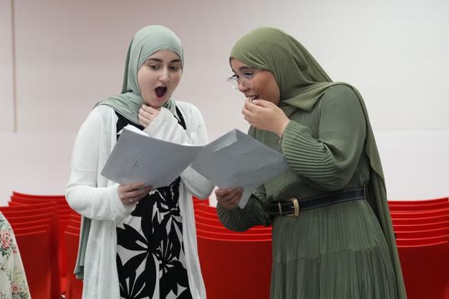 Boys outperform girls in A-levels for first time in years