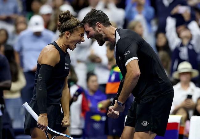 Style over substance in US Open mixed doubles stunt