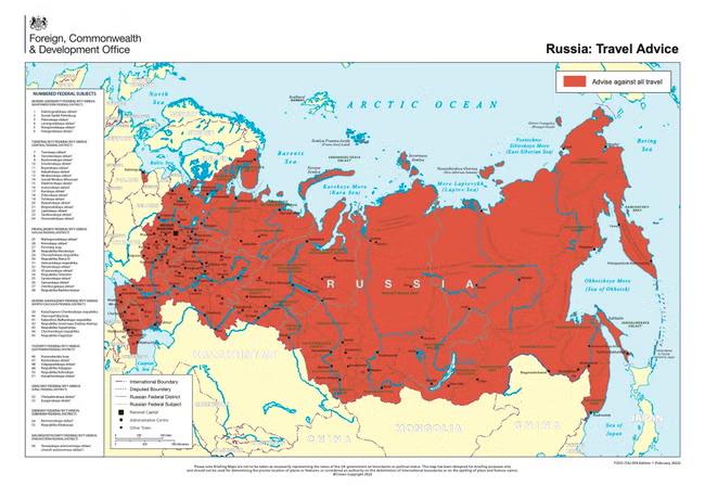 ‘Ladies and gentlemen, we will be diverting to Siberia’