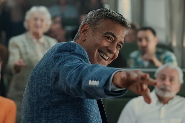 Clooney channels himself to provide a career highlight