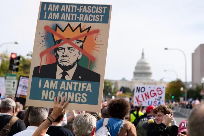 Seven million rally against Trump's 'authoritarianism'