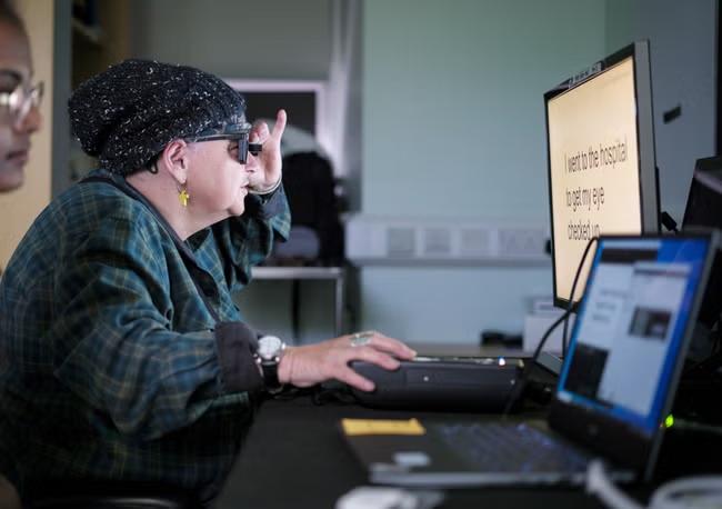 Pioneering retinal implant allows patient to read again