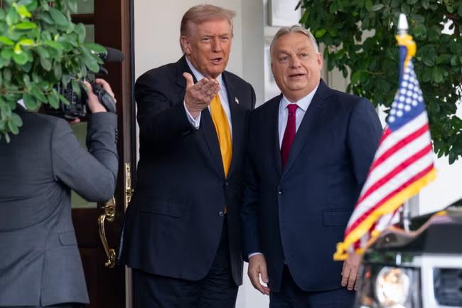 Orban is back in DC, doing Putin's dirty work for him