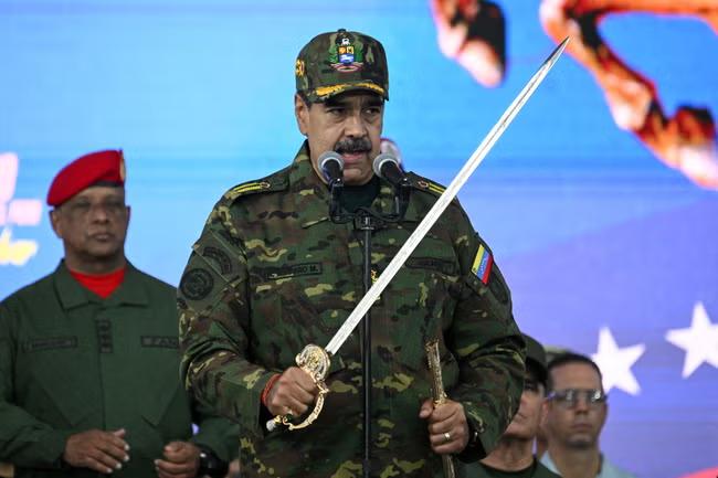Sword-waving Maduro rails at ‘imperialist aggression’