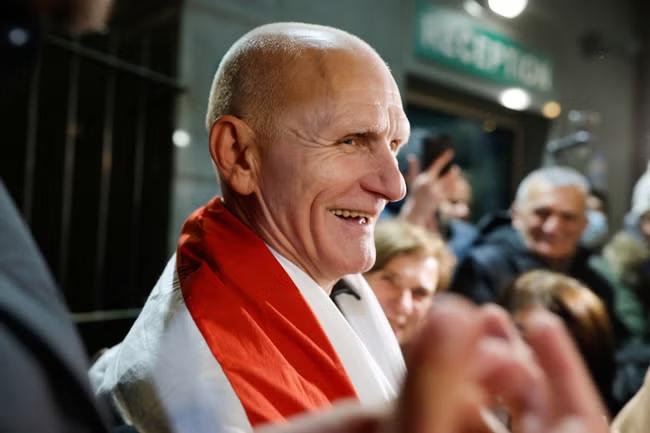 Belarus frees 123 prisoners, including Nobel laureate