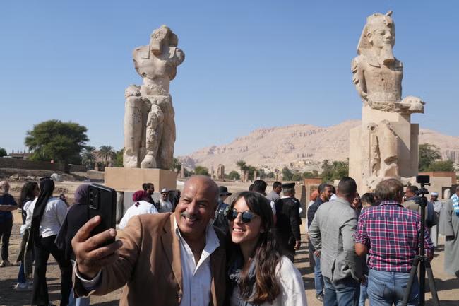 Egypt hoping for a tourism boost from restored statues