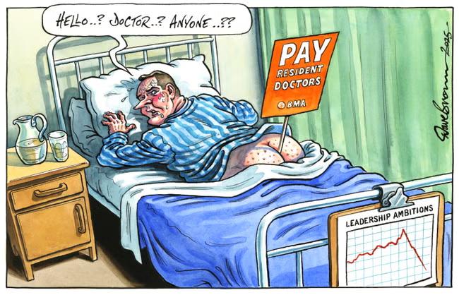 Public is losing patience with striking doctors