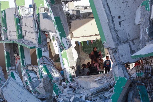 Education and hope in Gaza lie buried under the rubble