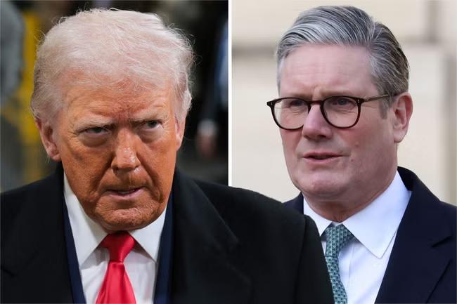 Starmer splits from Trump on lifting Russia sanctions
