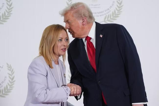 Meloni attacks Trump for ‘making up’ G7 photo story