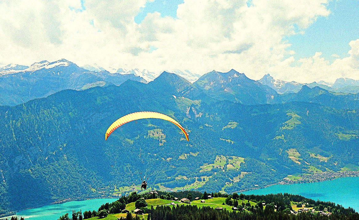 A grand hotel in Wengen