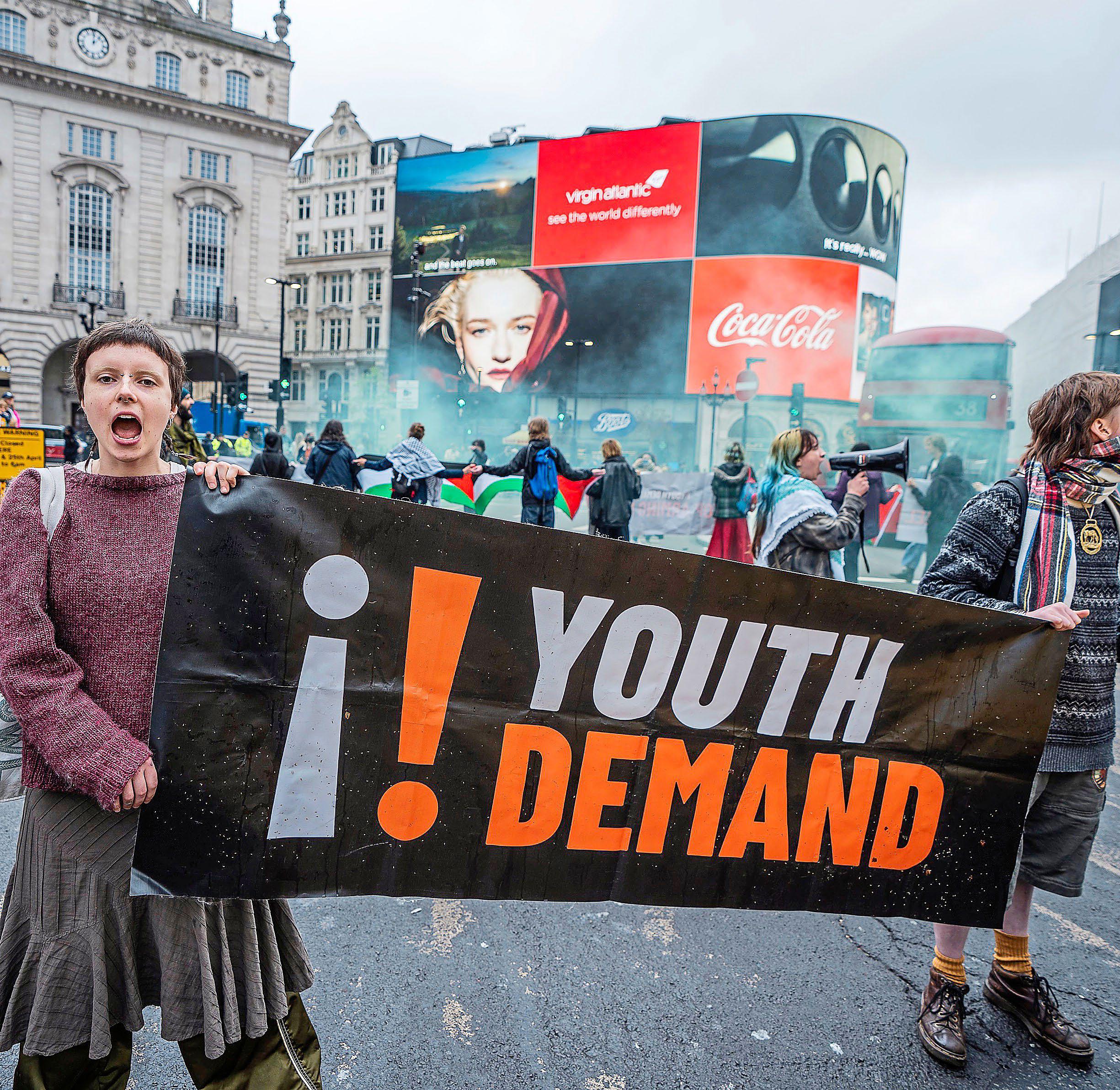 GOODBYE JUST STOP OIL... HELLO YOUTH DEMAND