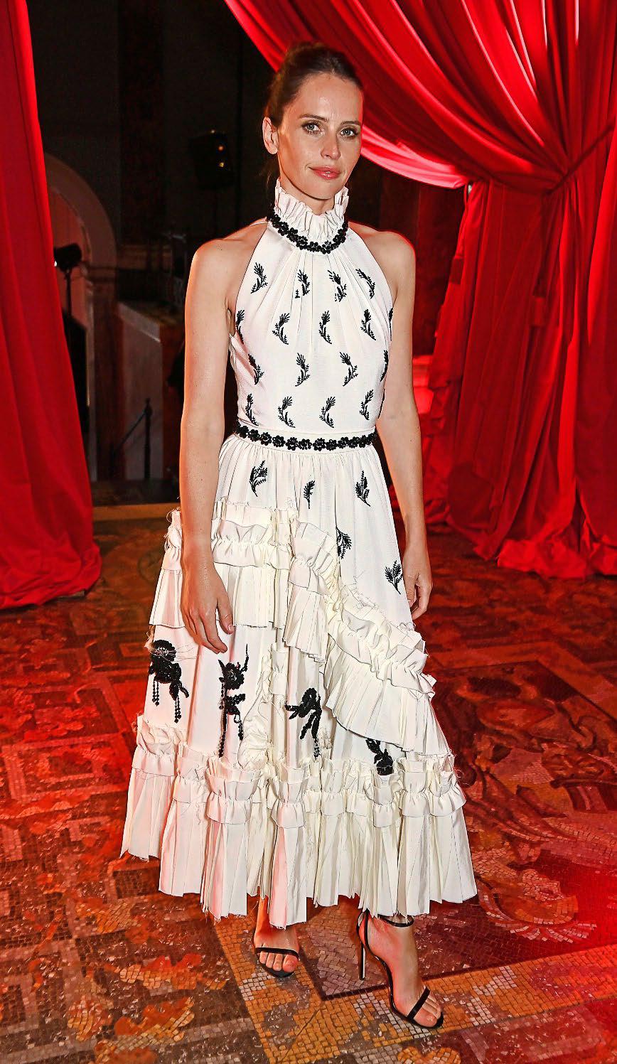 Actress Felicity Jones breaks bread at Toklas, slips into Dukes for cocktails and adores the city's dinosaurs